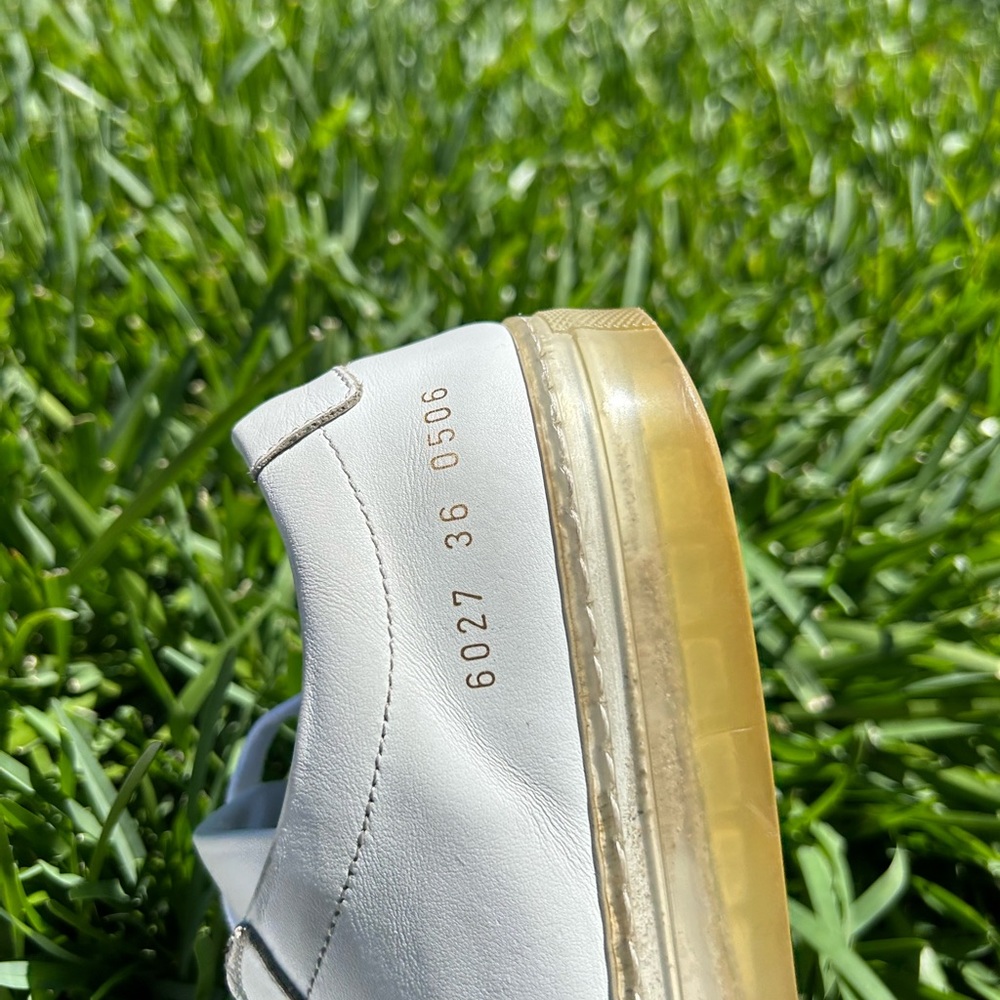 Common Projects Achilles low top sneakers transparent sole size 36 - Picture 13 of 16